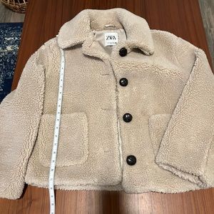 Zara size XS teddy bear coat in EUC.